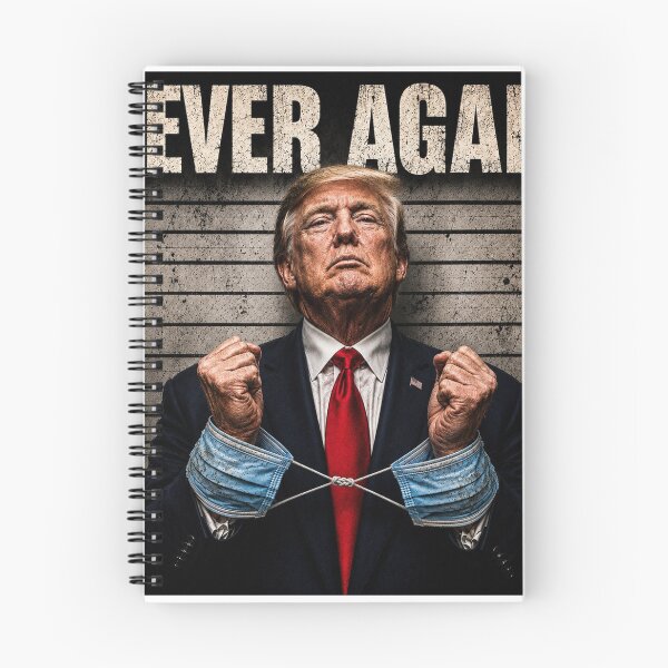 Item preview, NEVER AGAIN — COVID, CHINESE VIRUS & THE FIGHT FOR FREEDOM | TRUMP 2028 designed and sold by PinkOmegaLul.