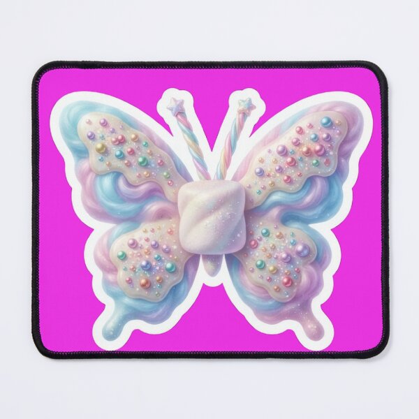 Item preview, Kawaii Candy Marshmallow Butterfly Art designed and sold by Azurart2.