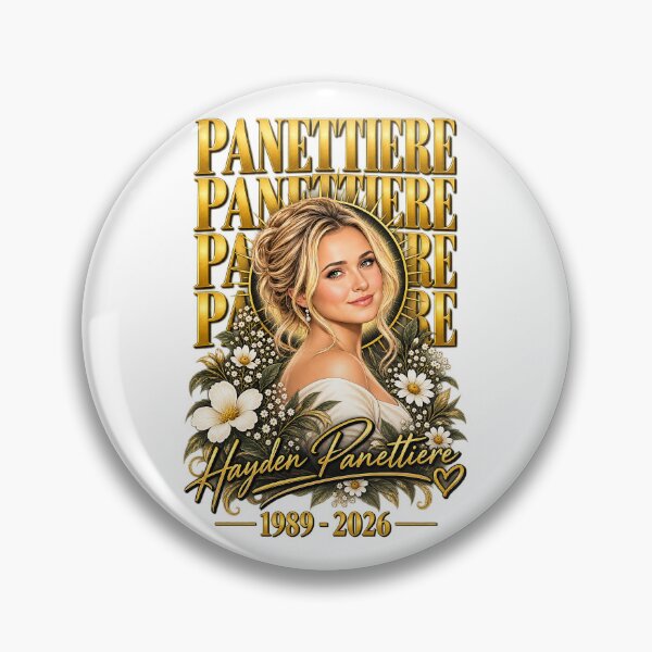 Item preview, Hayden Panettiere Gold Floral Memorial Tribute 1989-2026 Vintage designed and sold by Derekquie.