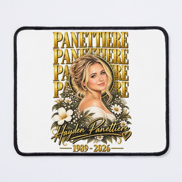 Item preview, Hayden Panettiere Gold Floral Memorial Tribute 1989-2026 Vintage designed and sold by Derekquie.