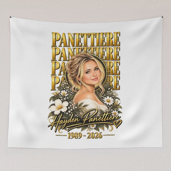 Item preview, Hayden Panettiere Gold Floral Memorial Tribute 1989-2026 Vintage designed and sold by Derekquie.