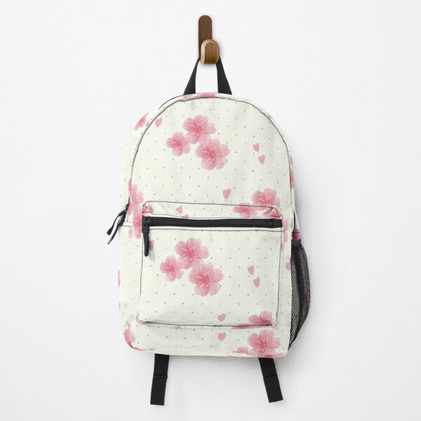 Item preview, Sakura Cherry Blossom Polka Dots Pink Floral Pattern designed and sold by VenusandMoon.