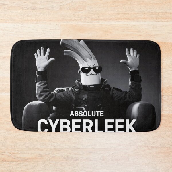 Item preview, Absolute Cyberleek Meme - Black and White Cyberpunk Boss Poster designed and sold by Billy Morfo™.