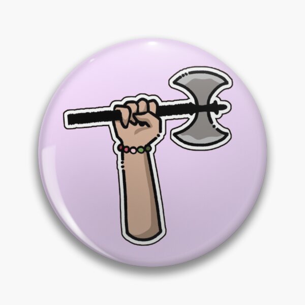 Item preview, Lesbian Labrys Feminist Axe Sticker designed and sold by peachycrossing.
