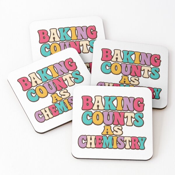 Item preview, Baking Counts As Chemistry designed and sold by aihrgdesign.