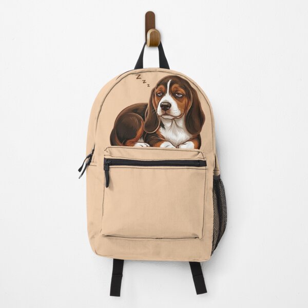 Item preview, Cute Sleepy Basset Hound / Beagle Dog Illustration designed and sold by Northern Glow Art.