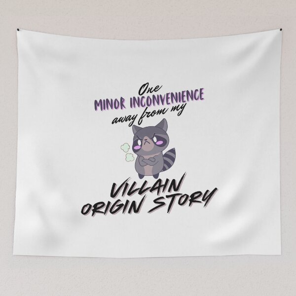 Item preview, Villain Origin Story Raccoon designed and sold by Kit Barrie Creations.