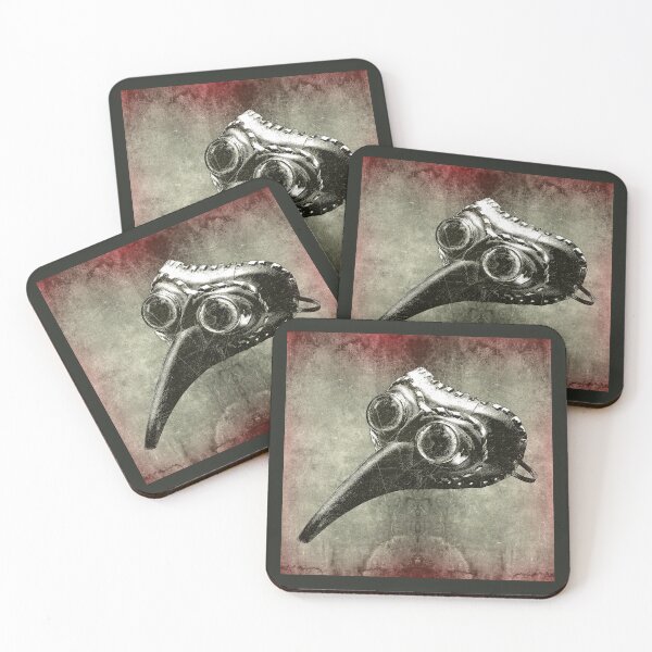 Item preview, Green Plague Doctor's Mask Gothic Medieval Design designed and sold by Ghoul Enterprises.