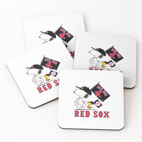 Artikelvorschau, Snoopy und die Woodstock Baseball Red Sox entworfen und verkauft von BonsaiColors.