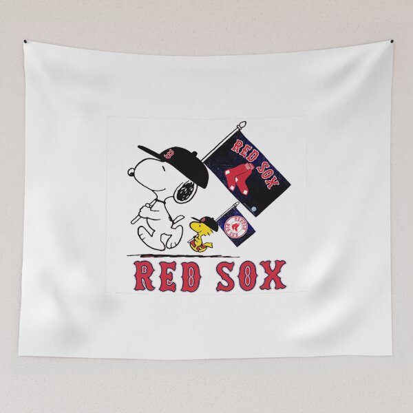 Item preview, Snoopy and Woodstock Baseball Redsox designed and sold by BonsaiColors.