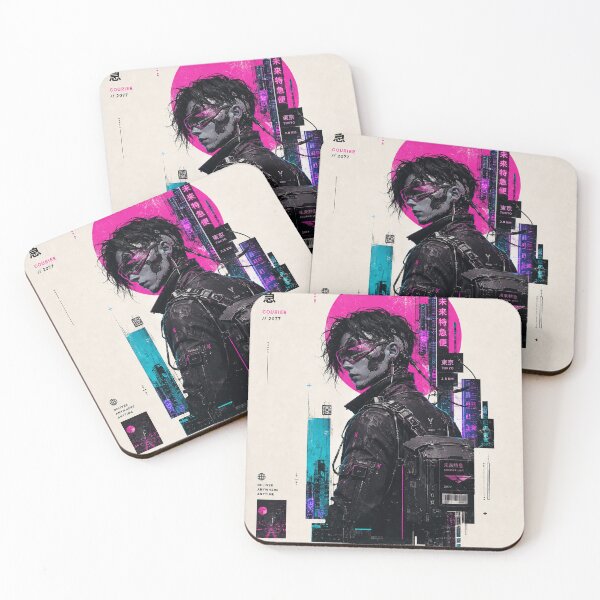 Item preview, Future Express Courier 2077 — Cyberpunk Tokyo Poster designed and sold by MarksBook.