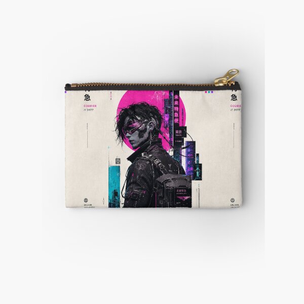 Item preview, Future Express Courier 2077 — Cyberpunk Tokyo Poster designed and sold by MarksBook.
