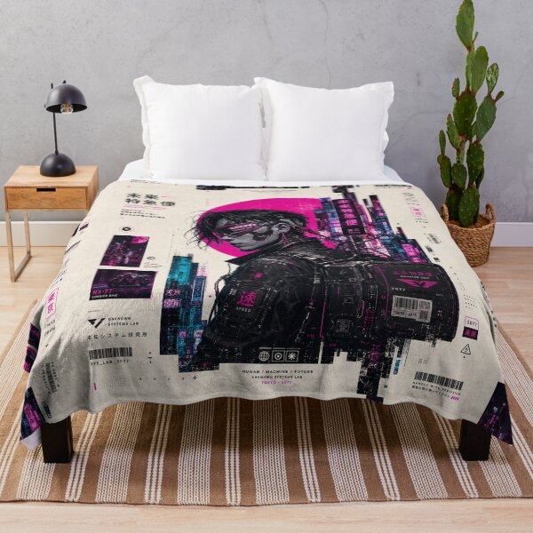 Item preview, Future Express Courier 2077 — Cyberpunk Tokyo Poster designed and sold by MarksBook.