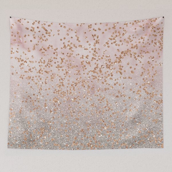 Item preview, Mixed rose gold glitter gradients designed and sold by peggieprints.