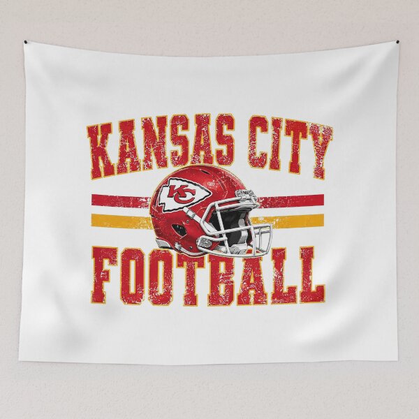 Item preview, Kansas City Football Helmet Distressed Vintage Graphic designed and sold by Derekquie.