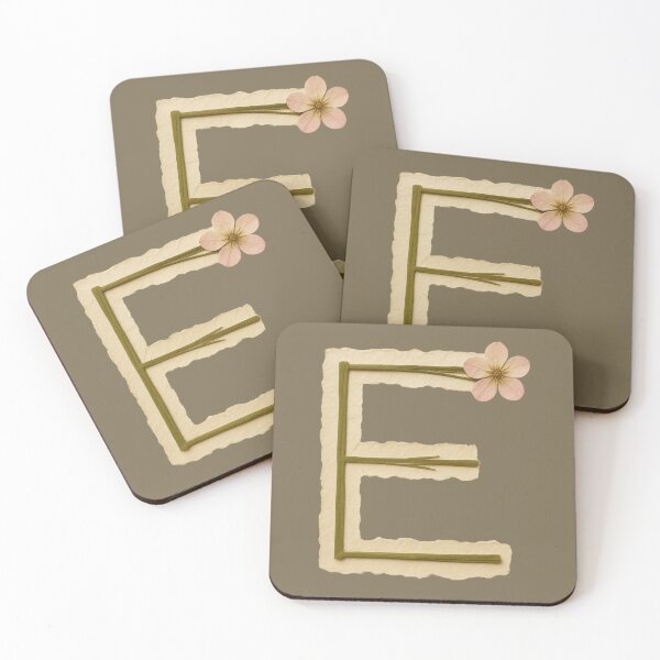 Artikelvorschau, Vintage-Blumenbuchstabe E entworfen und verkauft von ITCHAWAWAA.