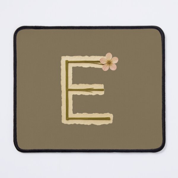 Item preview, Vintage Floral Letter E designed and sold by ITCHAWAWAA.
