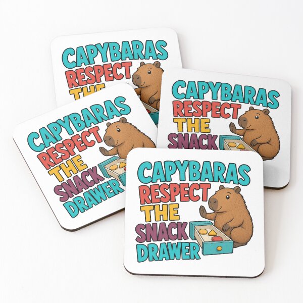 Item preview, Capybaras Respect The Snack Drawer designed and sold by aihrgdesign.