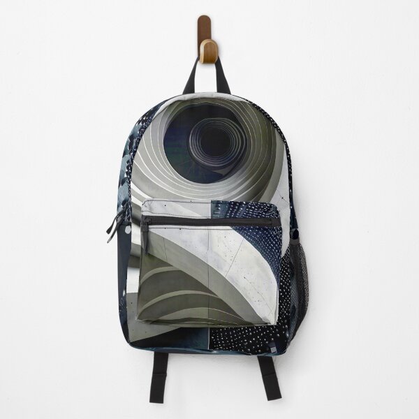 Item preview, Futuristic Geometric Spiral Design in Gray Stone designed and sold by Vicky Brago-Mitchell®.