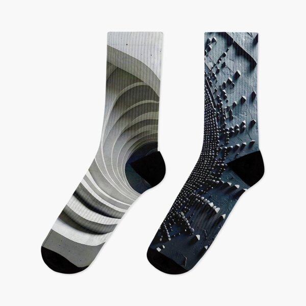Item preview, Futuristic Geometric Spiral Design in Gray Stone designed and sold by Vicky Brago-Mitchell®.
