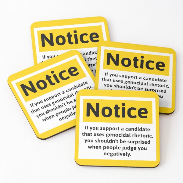 Item preview, Anti fascism notice you will be judged.  designed and sold by Rachel the Artist .