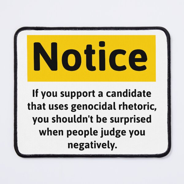 Item preview, Anti fascism notice you will be judged.  designed and sold by Rachel the Artist .