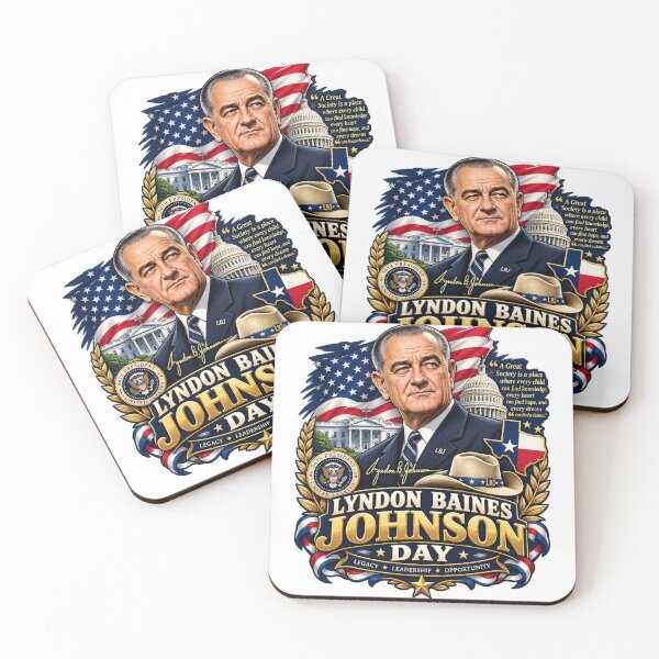 Item preview, Lyndon Baines Johnson Day Patriotic Vintage Presidential Tribute | LBJ Texas USA designed and sold by Cellara91.