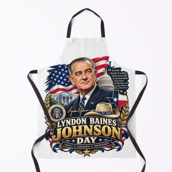 Item preview, Lyndon Baines Johnson Day Patriotic Vintage Presidential Tribute | LBJ Texas USA designed and sold by Cellara91.
