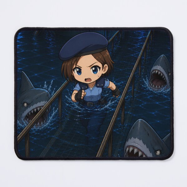 Item preview, Chibi Evil - Shark attack designed and sold by linanerdyshop.