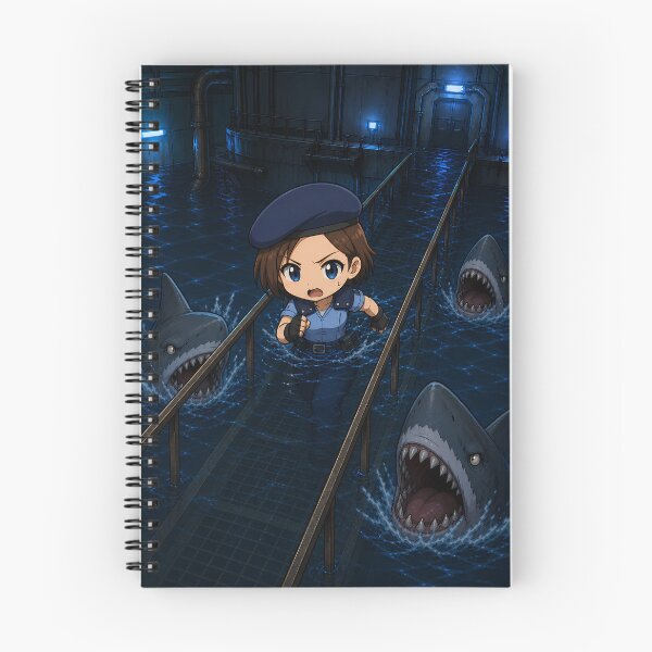 Item preview, Chibi Evil - Shark attack designed and sold by linanerdyshop.