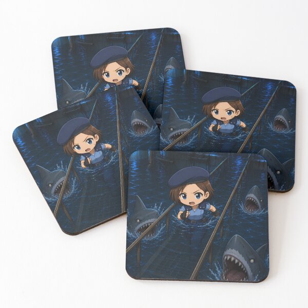 Item preview, Chibi Evil - Shark attack designed and sold by linanerdyshop.