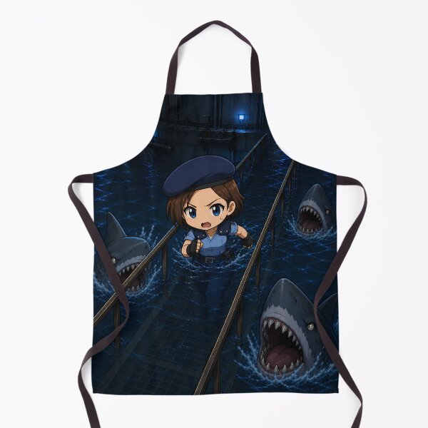 Item preview, Chibi Evil - Shark attack designed and sold by linanerdyshop.