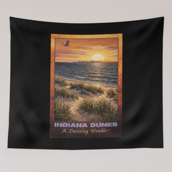 Item preview, Indiana Dunes Dazzling Wonder Iconic Poster designed and sold by indianadunes.