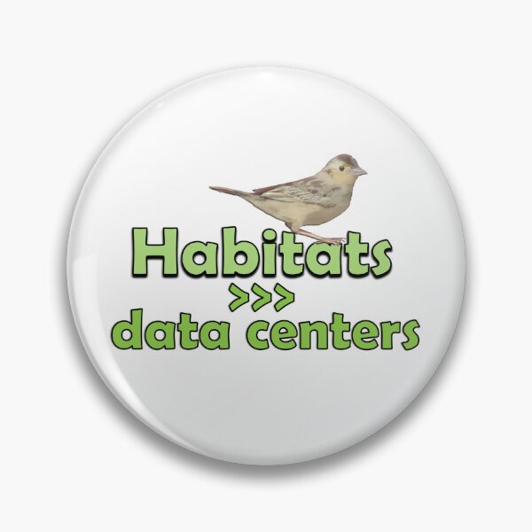 Item preview, Habitats >>> data centers, Grasshopper Sparrow designed and sold by skwinnicki.