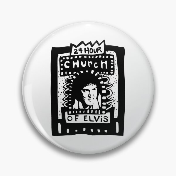 Item preview, 24 Hour Church Of Elvis - Black designed and sold by WashedInFaith.