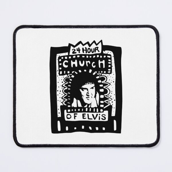 Item preview, 24 Hour Church Of Elvis - Black designed and sold by WashedInFaith.