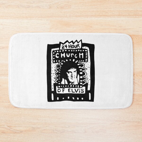 Item preview, 24 Hour Church Of Elvis - Black designed and sold by WashedInFaith.