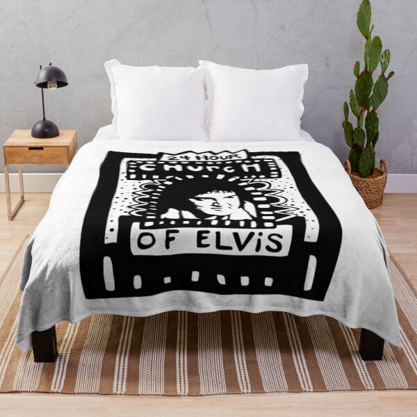 Item preview, 24 Hour Church Of Elvis - Black designed and sold by WashedInFaith.