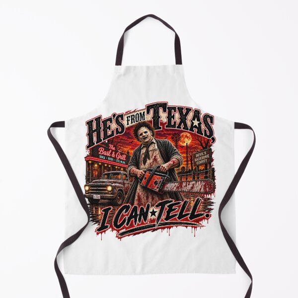 Item preview, Leatherface He's From Texas I Can Tell Chainsaw Horror Graphic designed and sold by Derekquie.