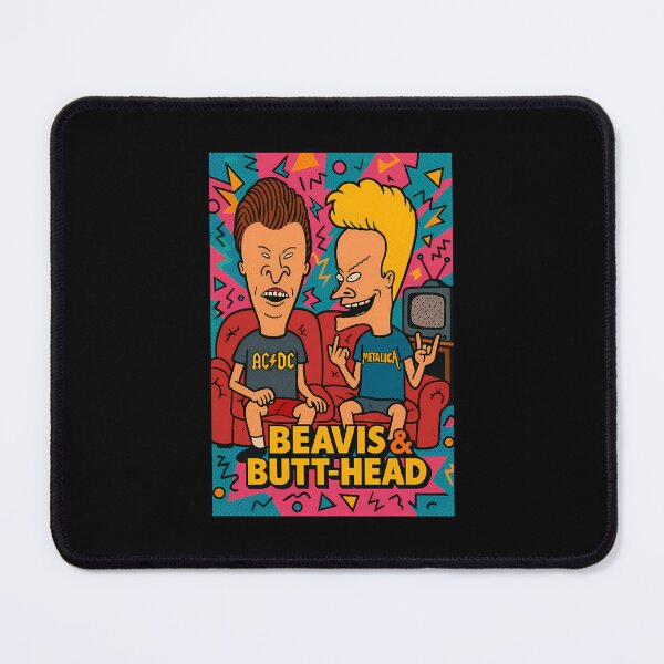 Item preview, Beavis Butt-Head Pop Art Cartoon Poster designed and sold by WashedInFaith.