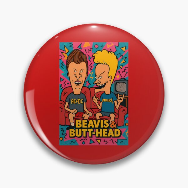 Aperçu de l'œuvre Affiche de dessin animé pop art Beavis Butt-Head créée et vendue par WashedInFaith.
