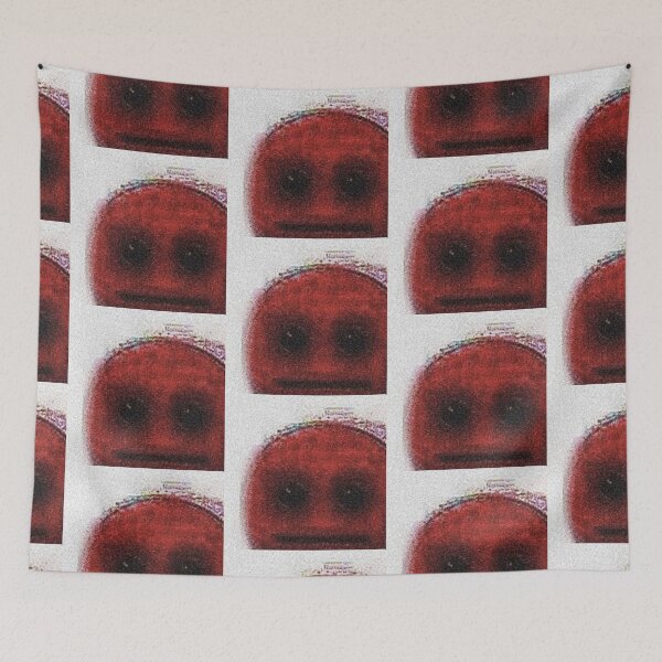 Item preview, funny red face emoji designed and sold by idraw&whatnot.