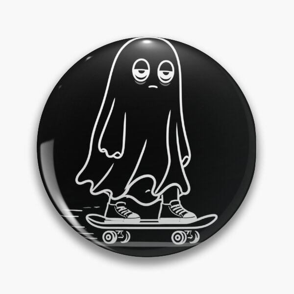 Item preview, Tired Ghost Skateboarder – Funny Sleepy Kawaii Skater Gift designed and sold by SakuraHQ.