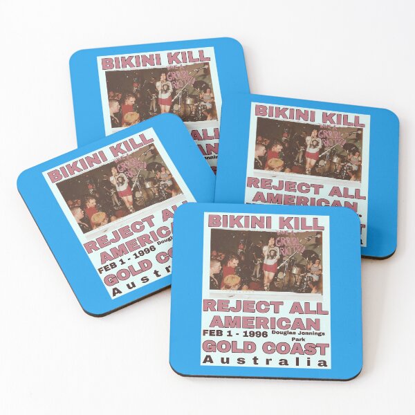Item preview, Bikini Kill Reject All American Gold Coast designed and sold by WashedInFaith.