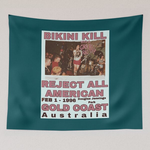 Item preview, Bikini Kill Reject All American Gold Coast designed and sold by WashedInFaith.