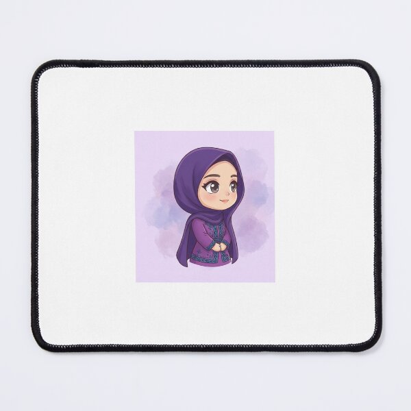 Item preview, Elegant Woman in Purple Hijab and Modest Embroidered Dress Stock Ph designed and sold by TheModernMuslimahchibi&more .