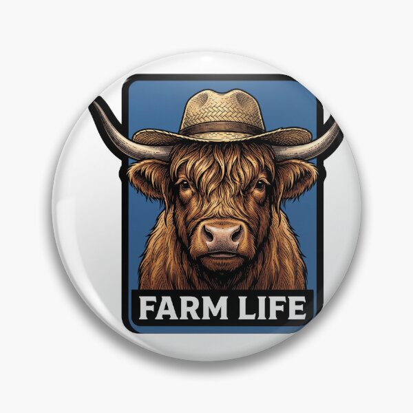 Item preview, Farm Life Highland Cow designed and sold by Tiffany Roy.