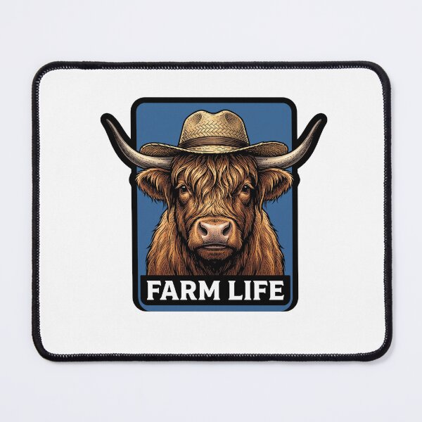 Item preview, Farm Life Highland Cow designed and sold by Roy & Tiffany.