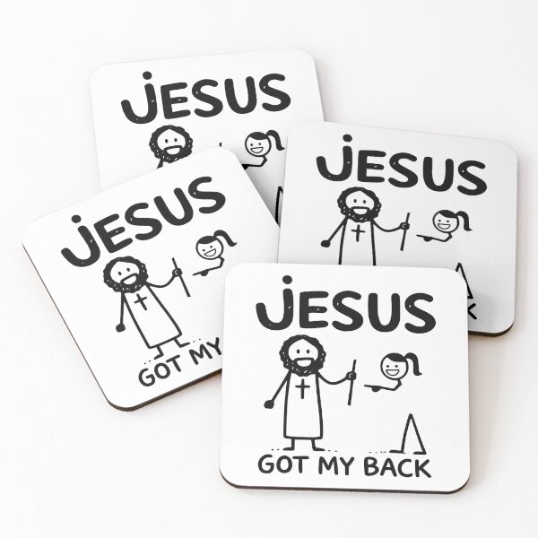 Item preview, Jesus Got My Back Funny Faith GIRL Design designed and sold by EthosWear.