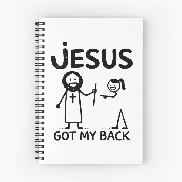 Item preview, Jesus Got My Back Funny Faith GIRL Design designed and sold by EthosWear.
